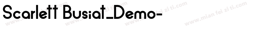 Scarlett Busiat_Demo字体转换